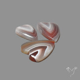 Botswana Agate Hearts Lot