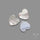 Blue Lace Agate And Mother of Pearl Hearts Lot