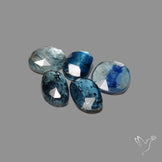 Rose Cut Blue Kyanites Lot