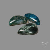 Moss Agate, Seraphinite, Neon Apatite Lot