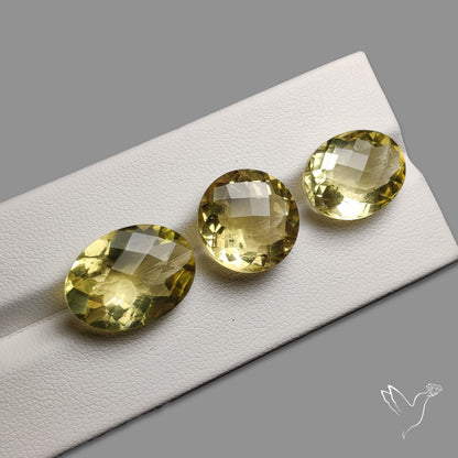 Faceted Lemon Quartz Lot