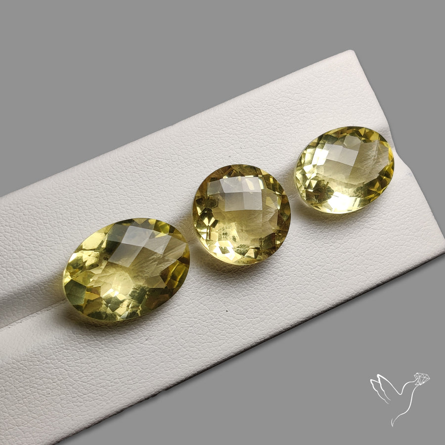 Faceted Lemon Quartz Lot