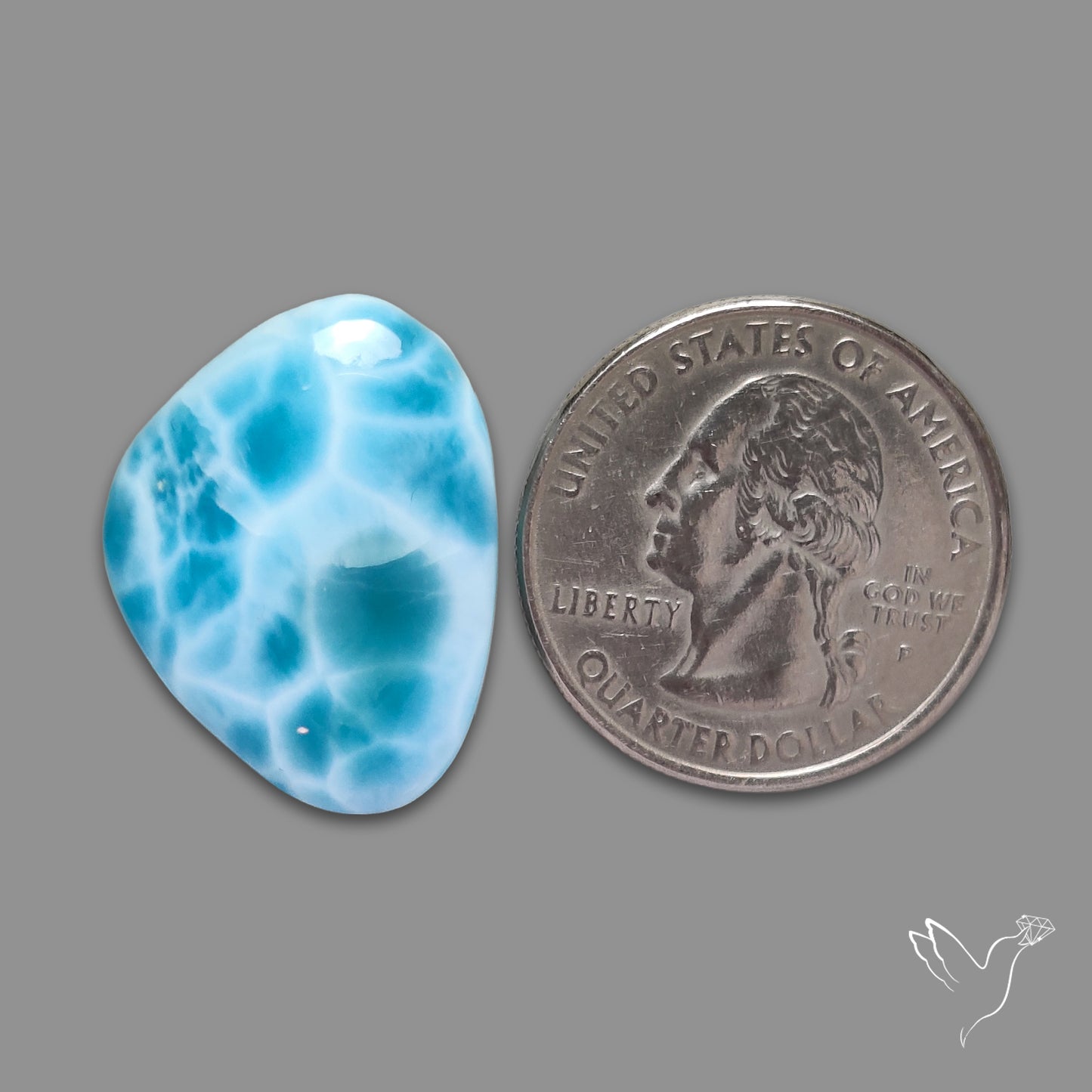 Larimar Cabochon