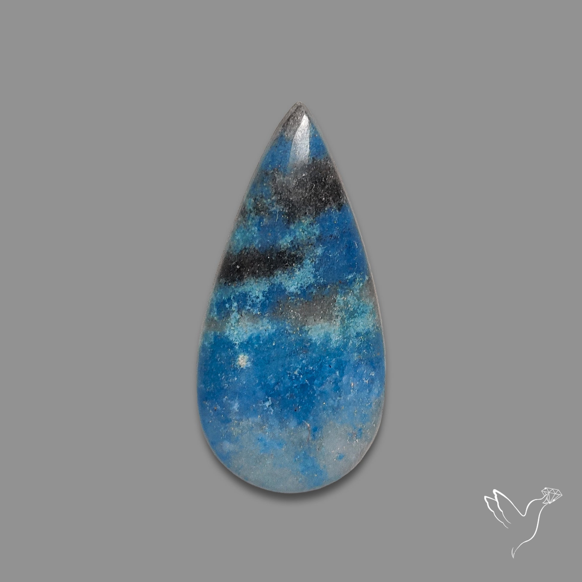 Trolleite Quartz Cabochon