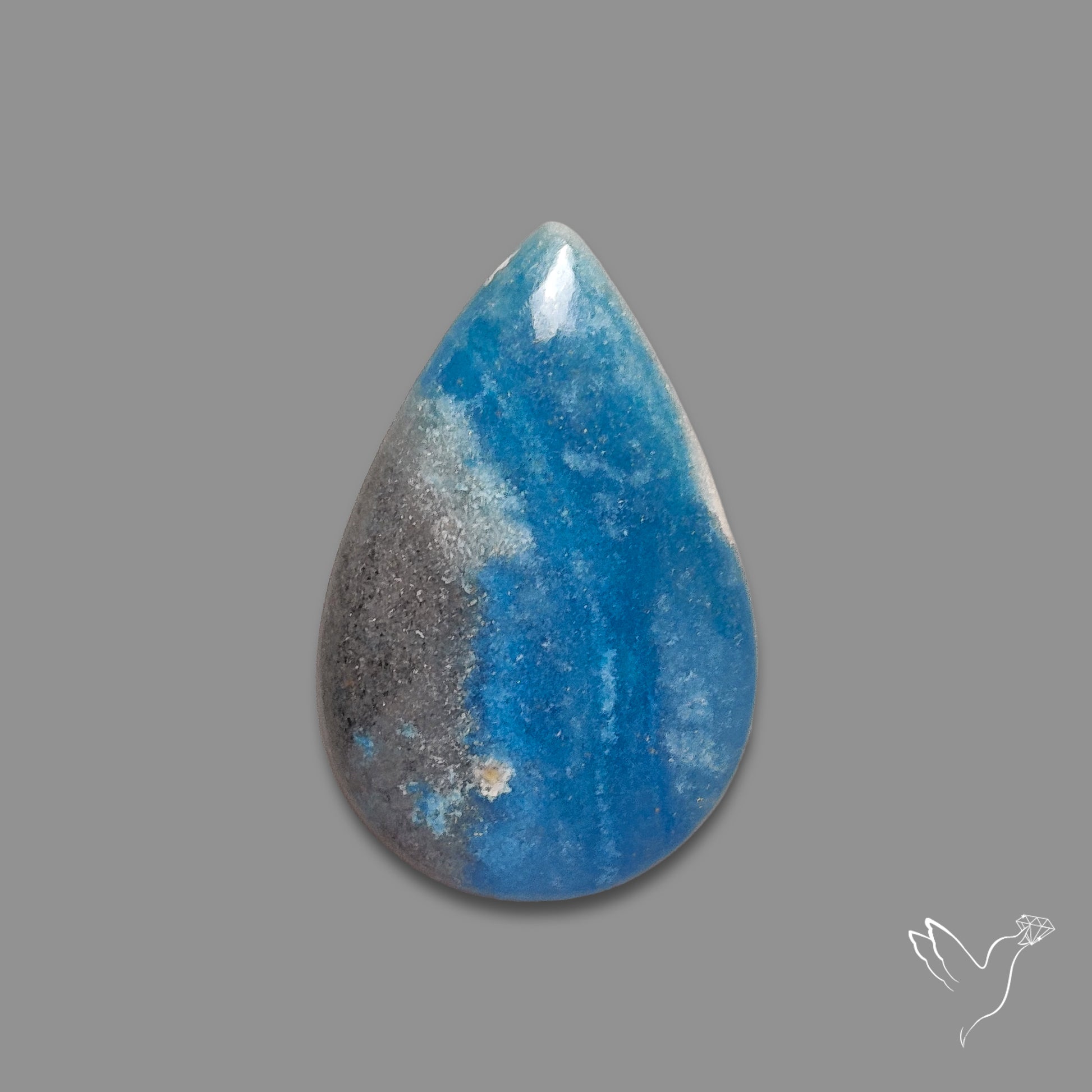 Trolleite Quartz Cabochon