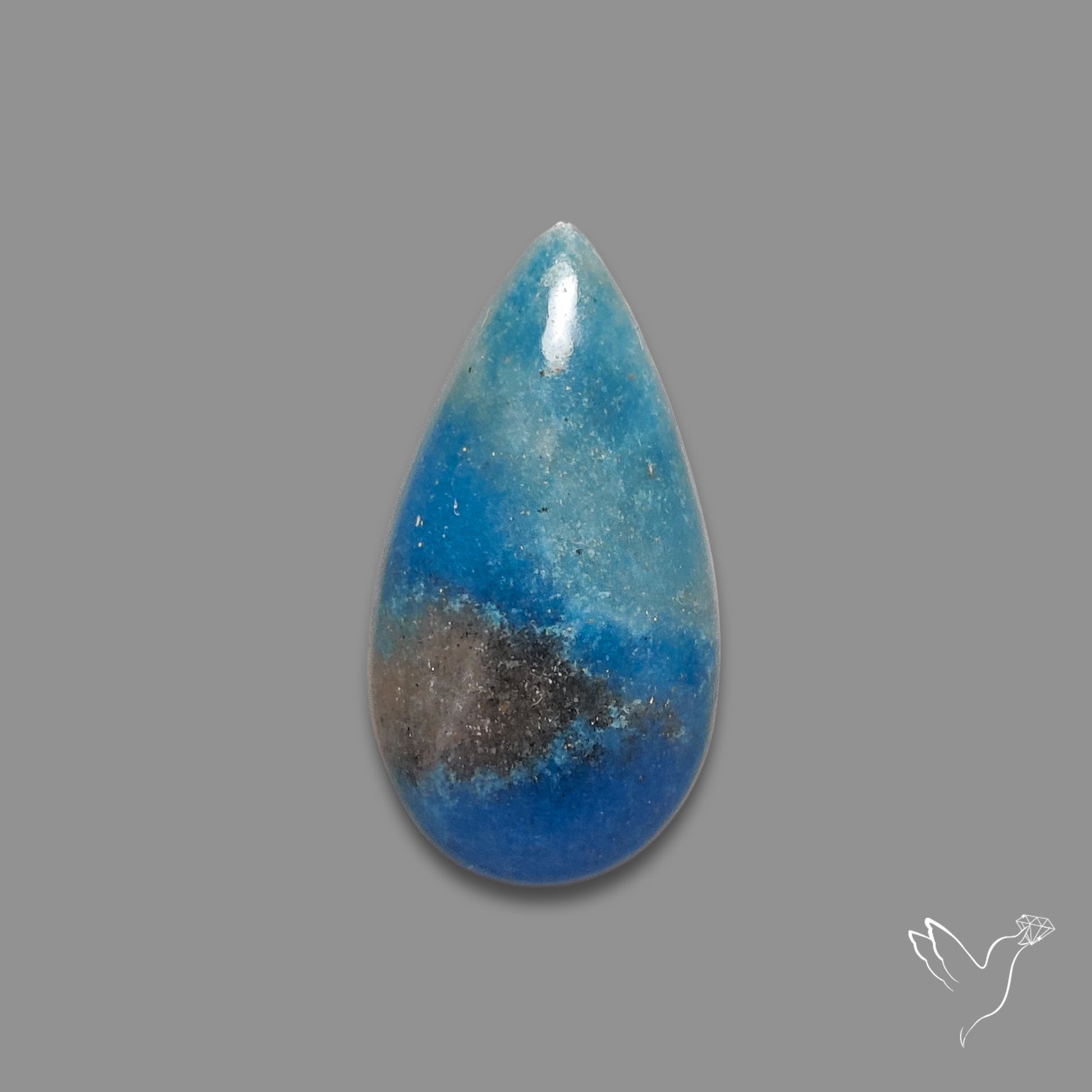 Trolleite Quartz Cabochon
