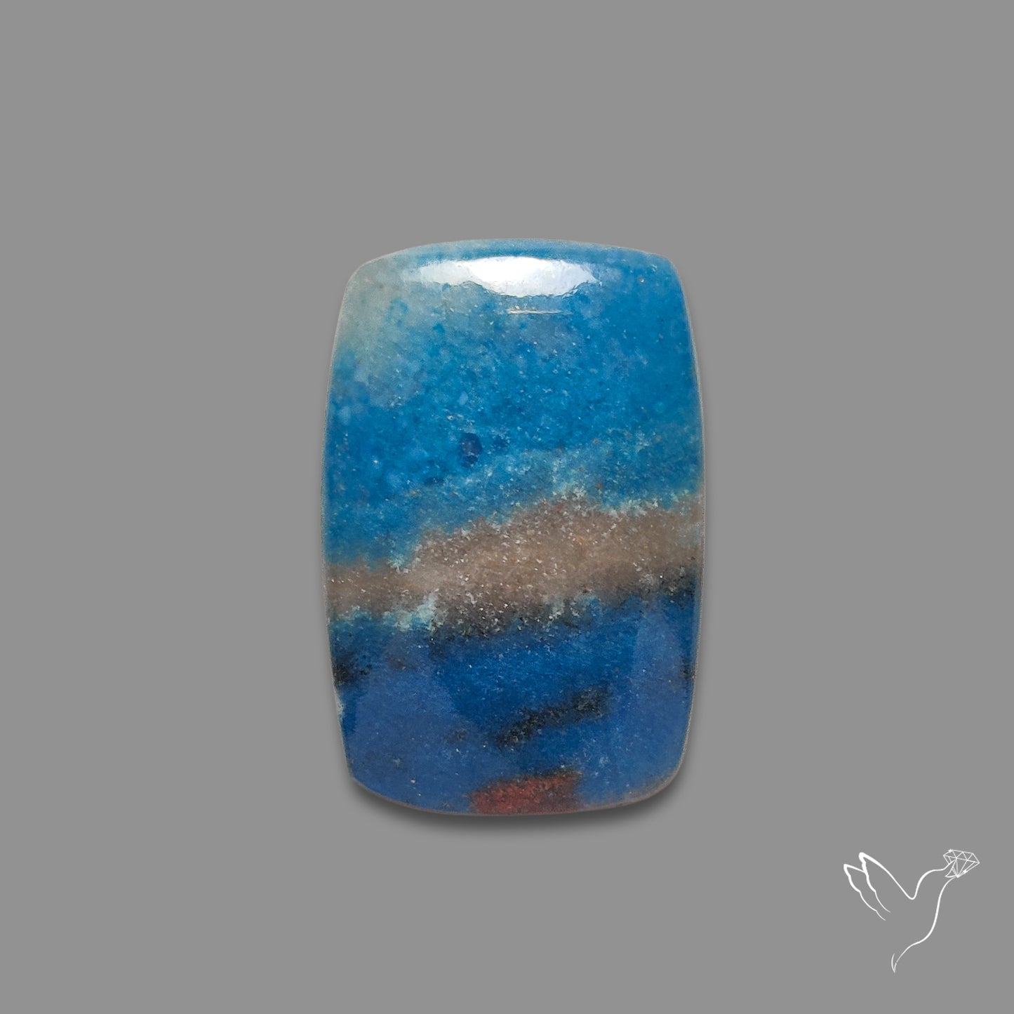 Trolleite Quartz Cabochon