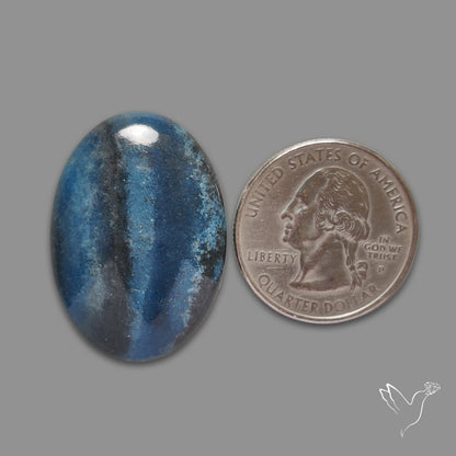 Trolleite Quartz Cabochon