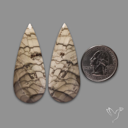 Large Picture Jasper Pair