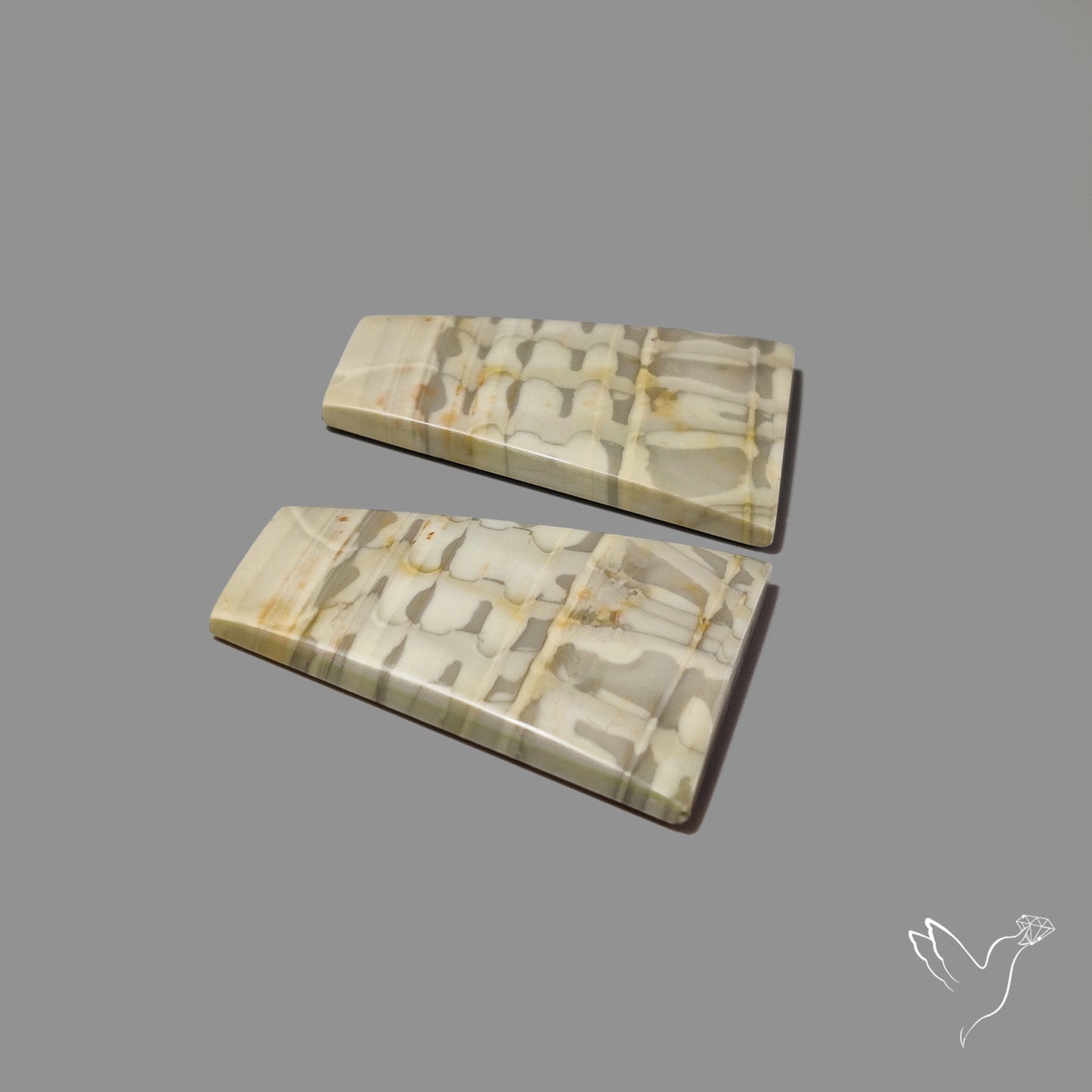 Large Picture Jasper Pair