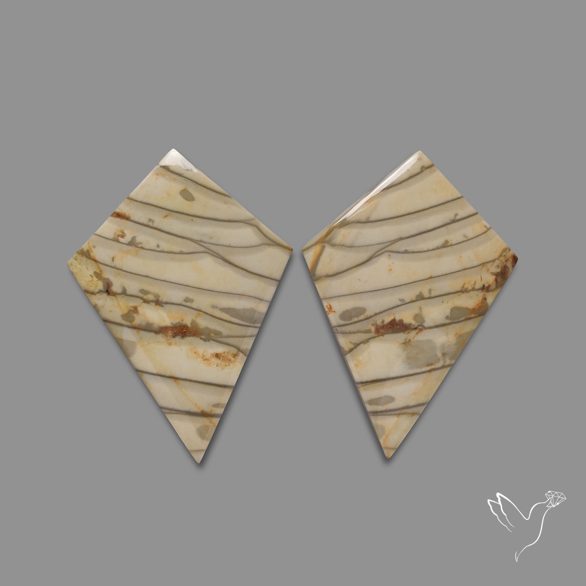 Large Picture Jasper Pair