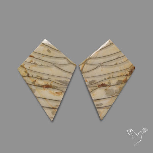 Large Picture Jasper Pair