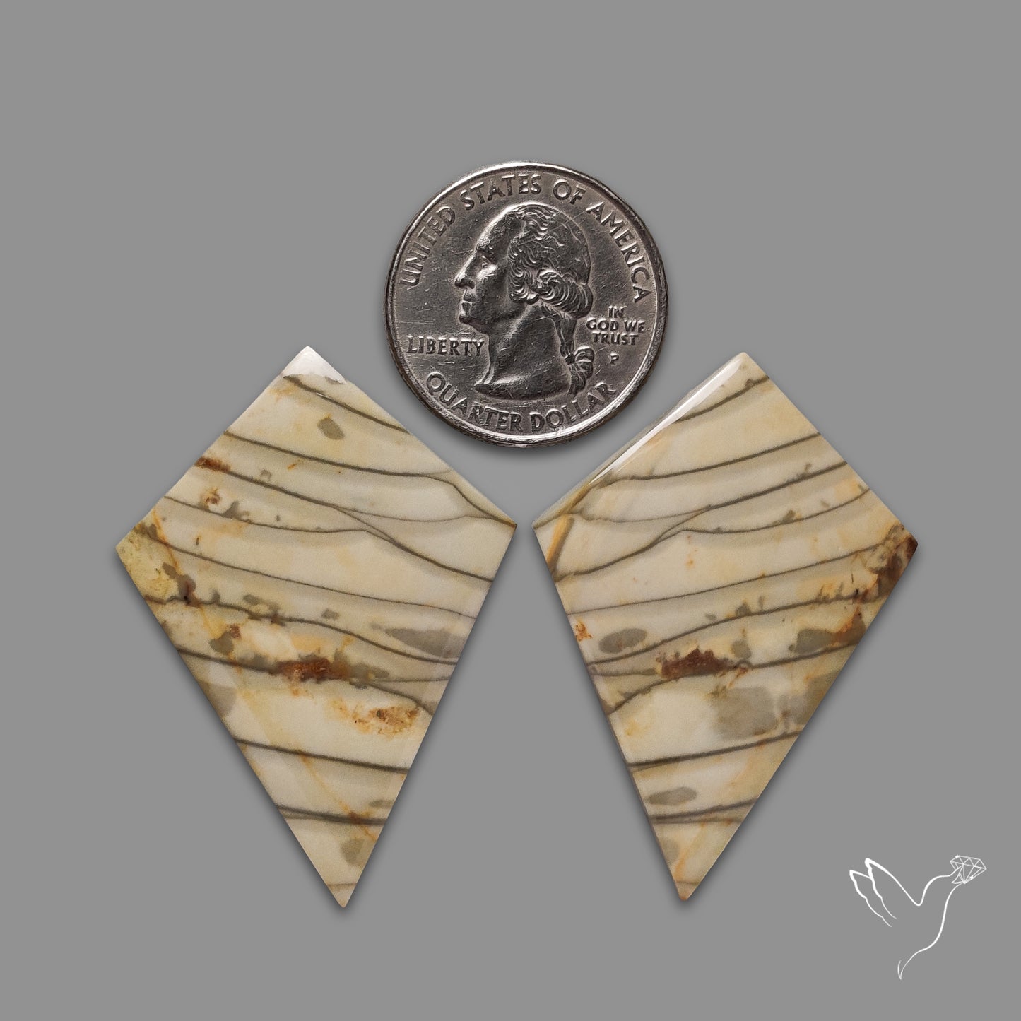 Large Picture Jasper Pair