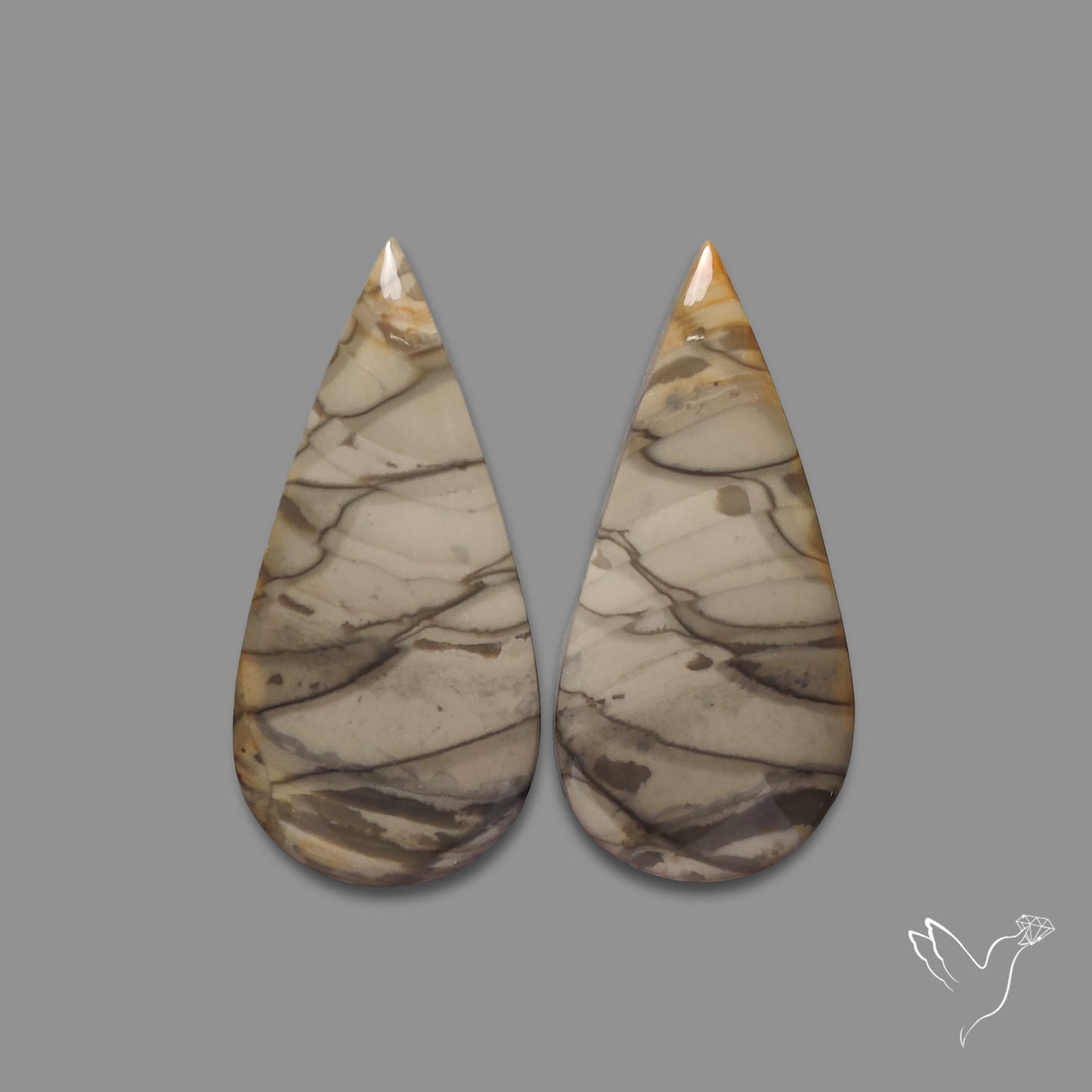 Large Picture Jasper Pair