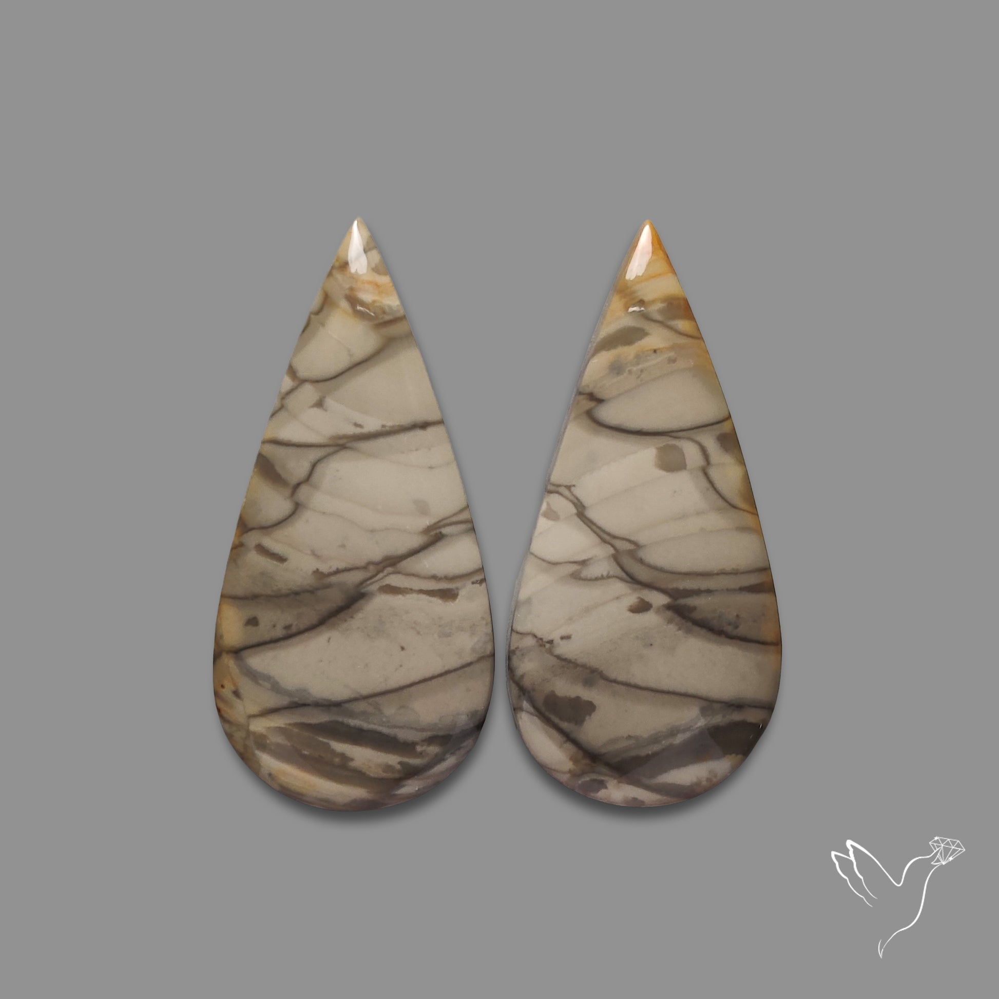 Large Picture Jasper Pair