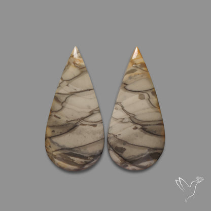 Large Picture Jasper Pair