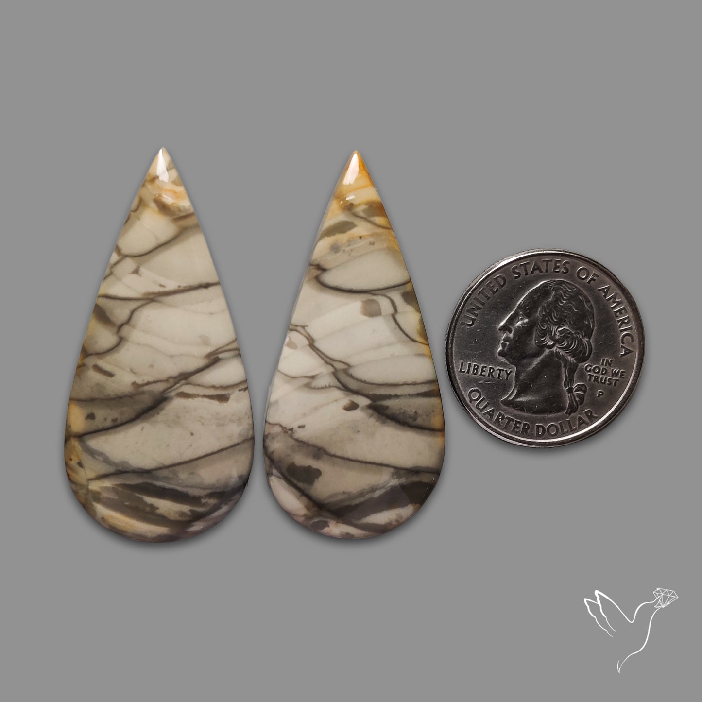 Large Picture Jasper Pair
