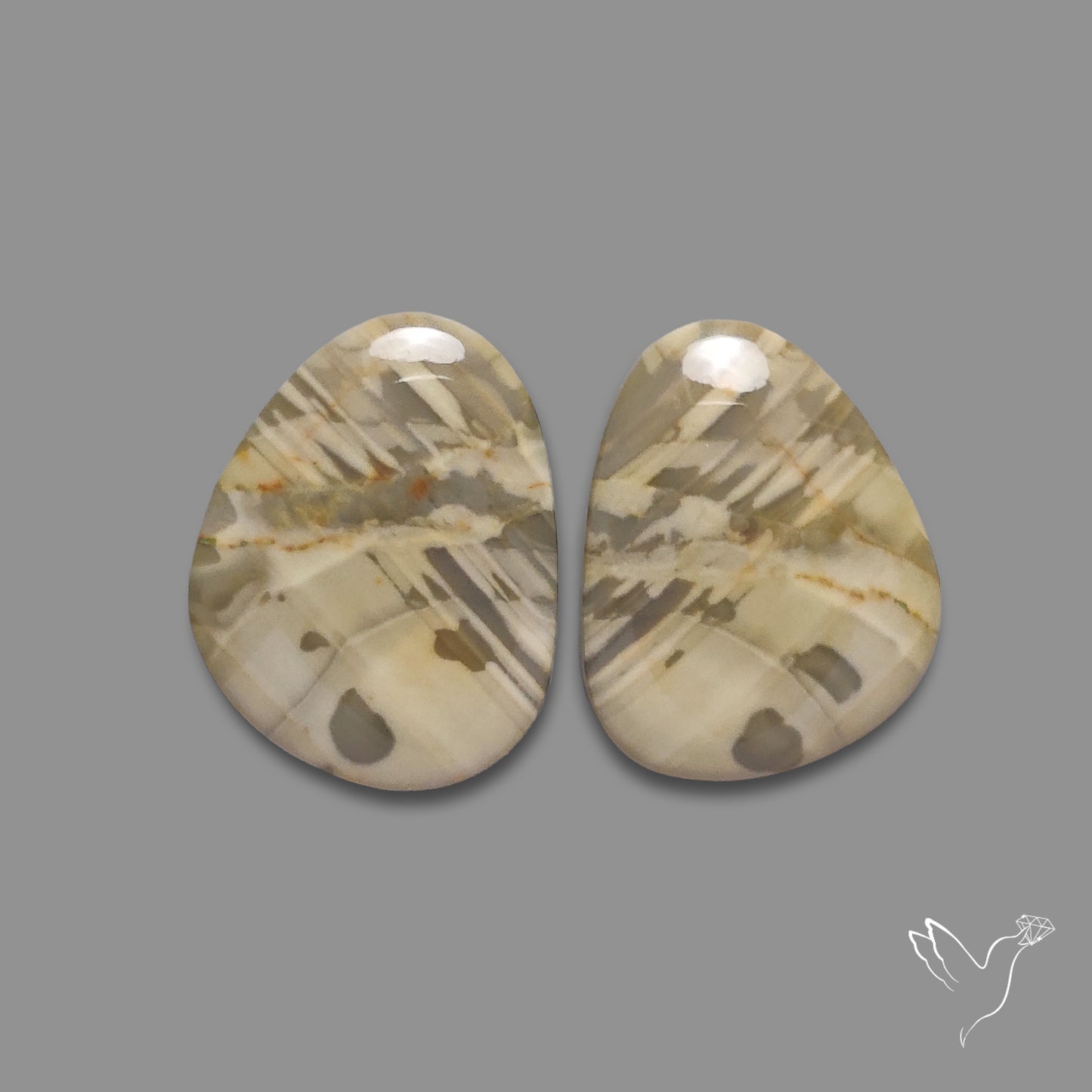 Large Picture Jasper Pair