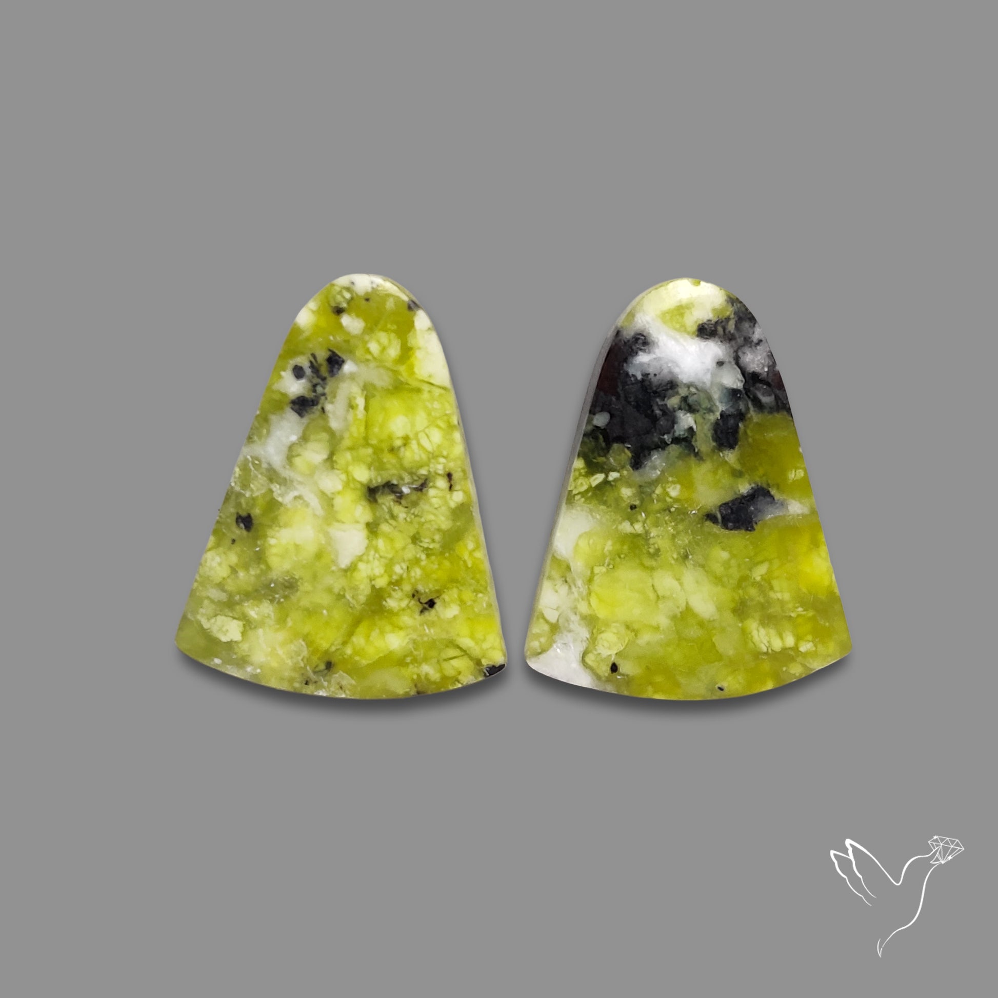 Lizardite Serpentine Pair