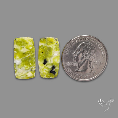 Lizardite Serpentine Pair