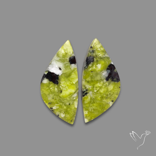 Lizardite Serpentine Pair