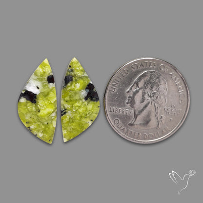 Lizardite Serpentine Pair