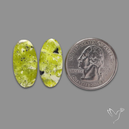 Lizardite Serpentine Pair