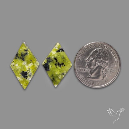 Lizardite Serpentine Pair