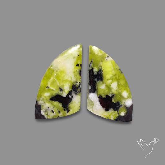 Lizardite Serpentine Pair
