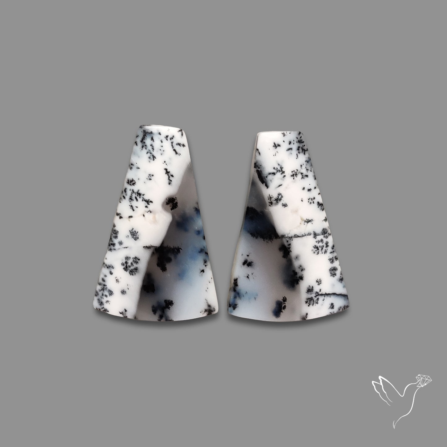 Dendritic Agate Pair