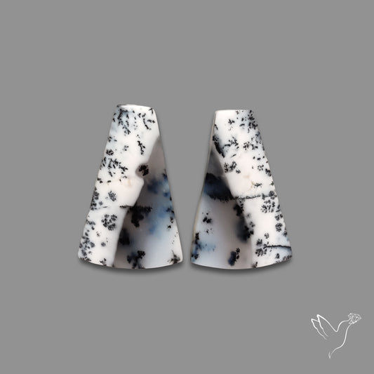 Dendritic Agate Pair