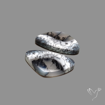 Dendritic Agate Pair