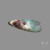 Boulder Aqua Chrysoprase Cabochon