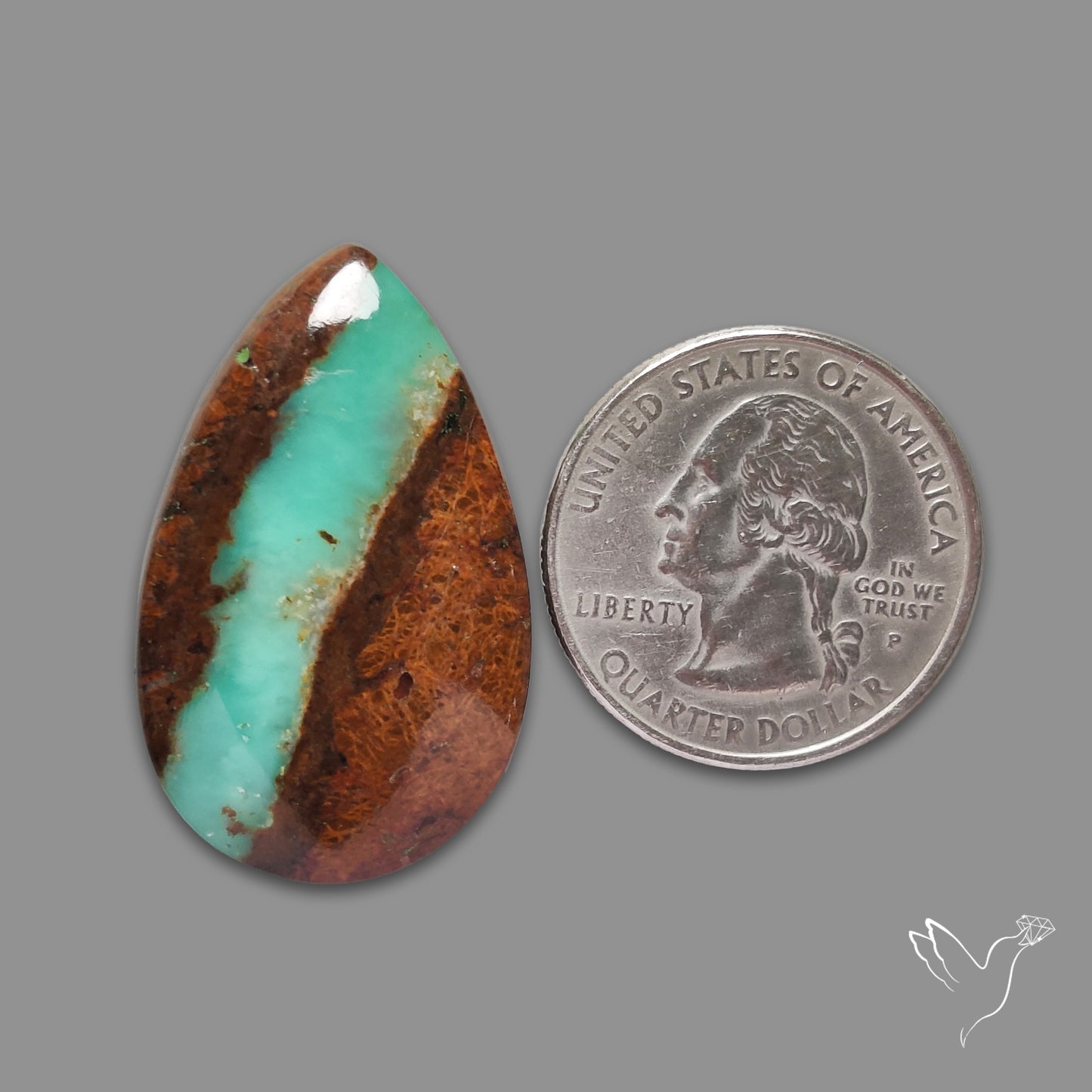 Boulder Chrysoprase Cabochon