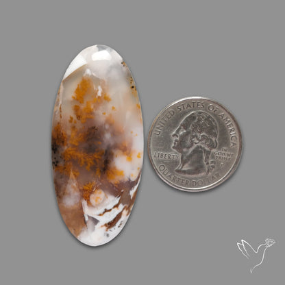 Russian Dendritic Agate Cabochon