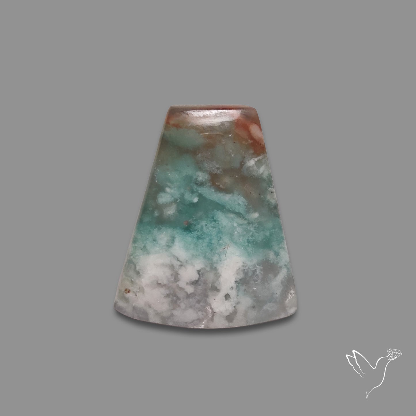 Aqua Chrysoprase Cabochon