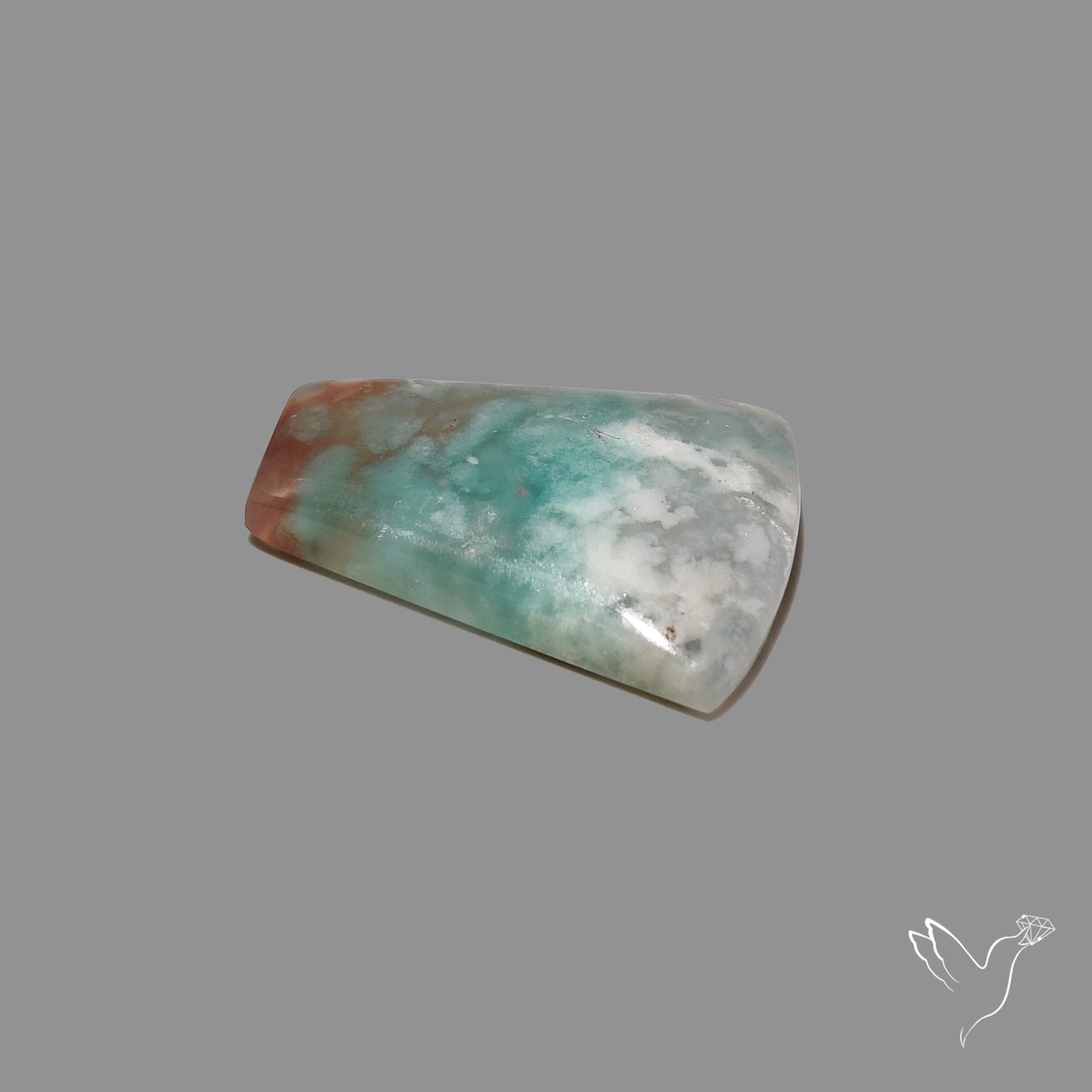 Aqua Chrysoprase Cabochon