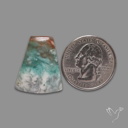 Aqua Chrysoprase Cabochon