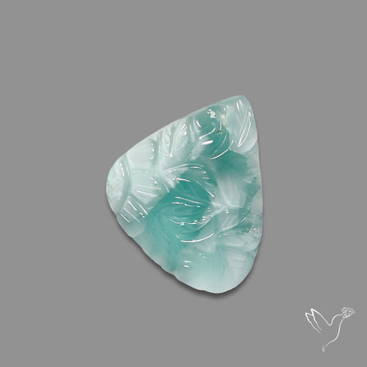 Hemimorphite Glass Mughal Carving
