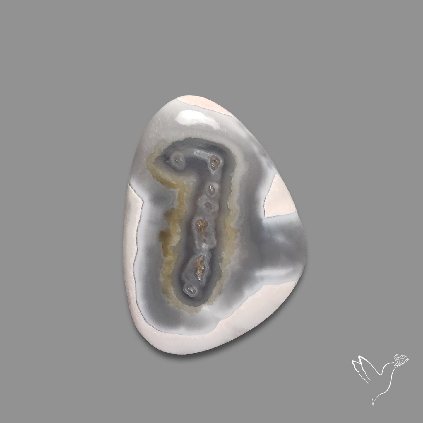 Solar Moss Quartz Cabochon