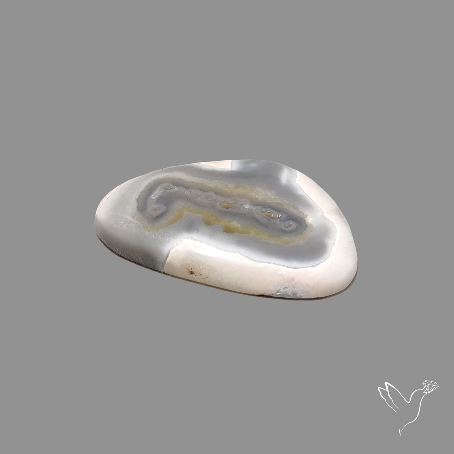 Solar Moss Quartz Cabochon