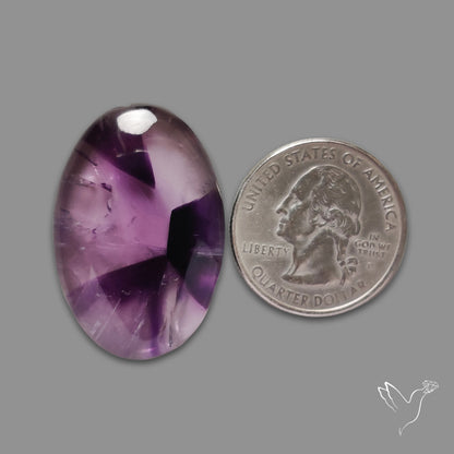 Trapiche Amethyst Cabochon