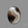 Black Banded Agate Cabochon