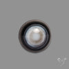 Black Banded Agate Eye Cabochon