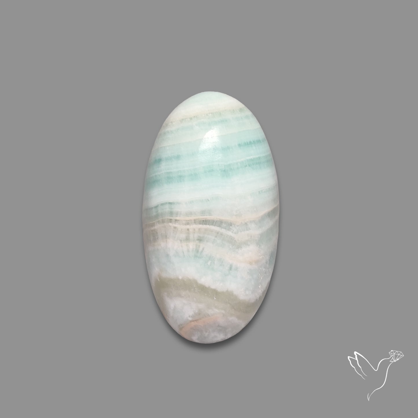 Blue Aragonite Cabochon