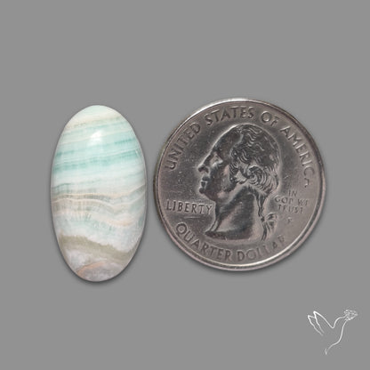 Blue Aragonite Cabochon
