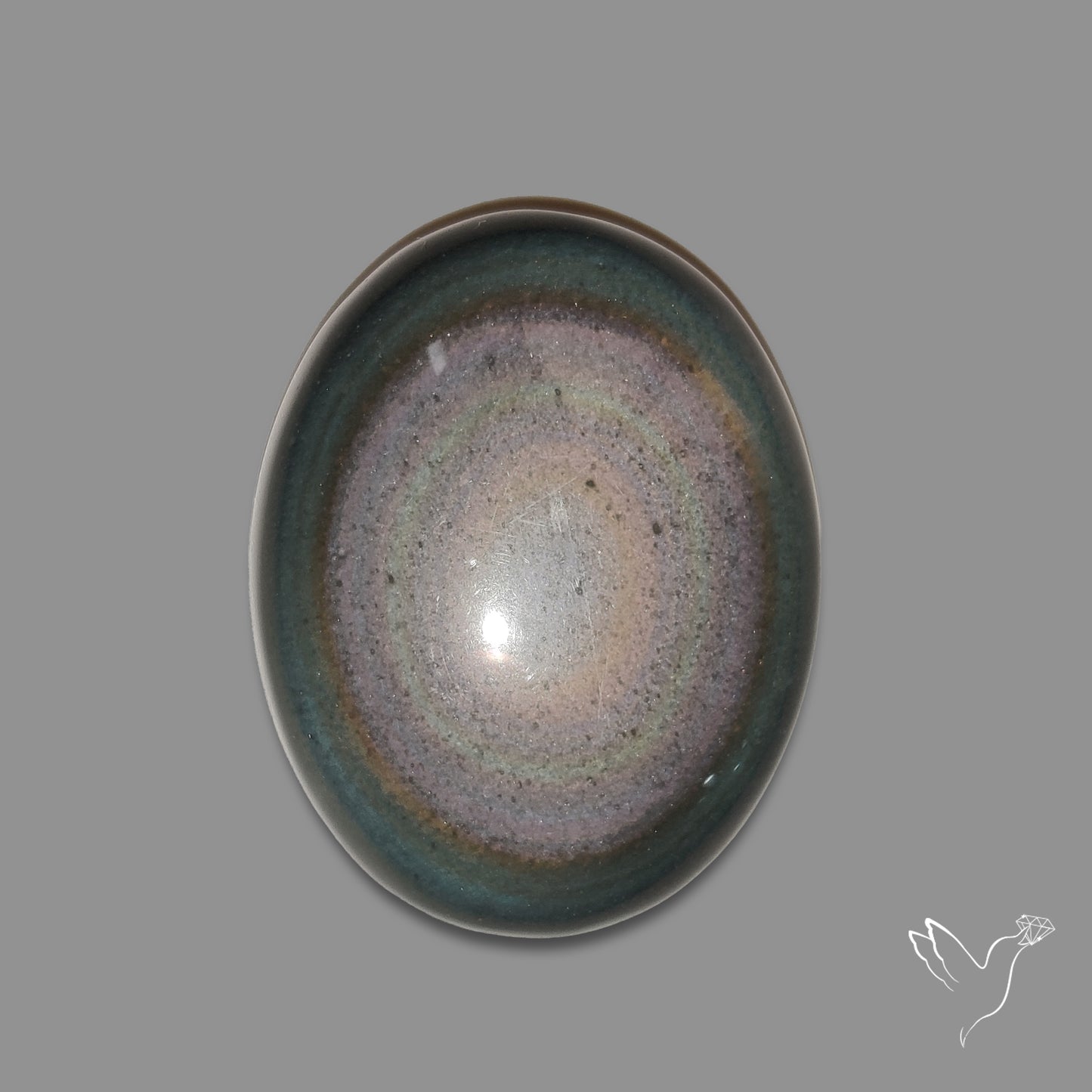 Rainbow Obsidian Cabochon