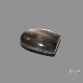 Himalayan Quartz With Black Mother Of Pearl Doublet