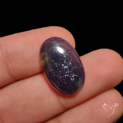 Bloodshot Iolite Sunstone Cabochon