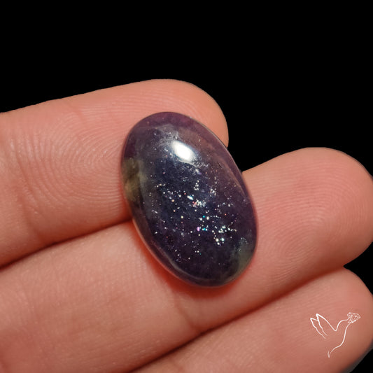 Bloodshot Iolite Sunstone Cabochon